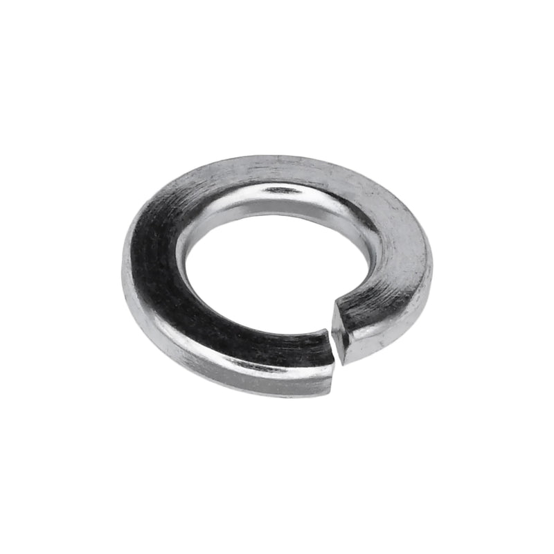 8mm DIN 127 Metric Lock Washers, 8.2mm ID, 14.4mm OD, Zinc, Spring Steel