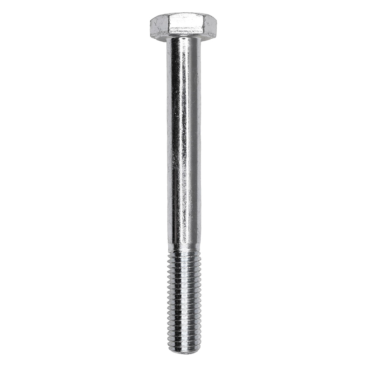 M8-1.25x100mm Hex Head Metric Cap Screw Class 8.8, Zinc