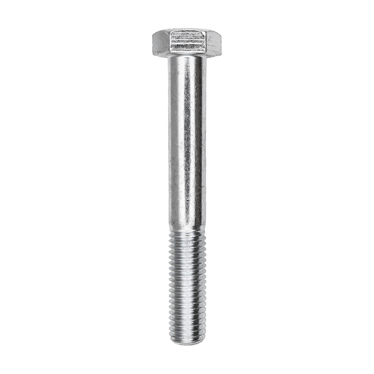 M12-1.75x90mm Hex Head Metric Cap Screw Class 8.8, Zinc