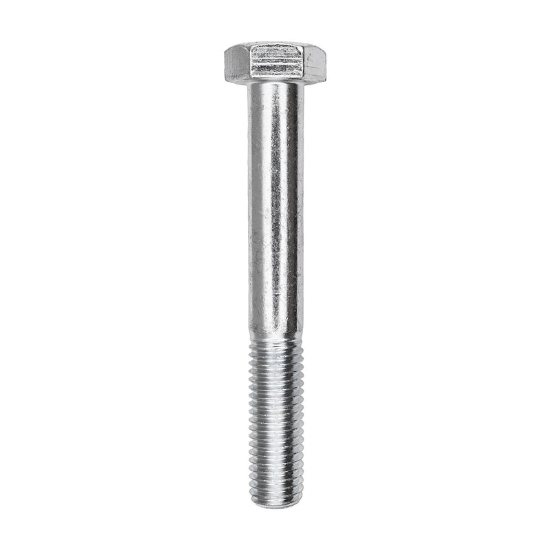 M12-1.75x90mm Hex Head Metric Cap Screw Class 8.8, Zinc