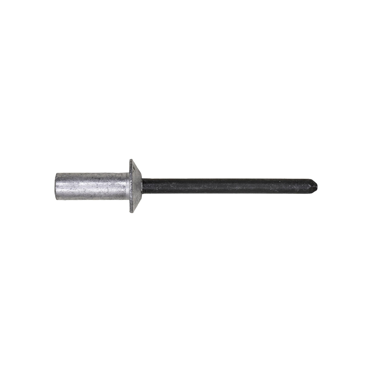 3/16"x15/32" Dome Head Closed End Rivet Aluminum And Steel, 1/8"-1/4" Grip, Aluminum Body, Steel Mandrel