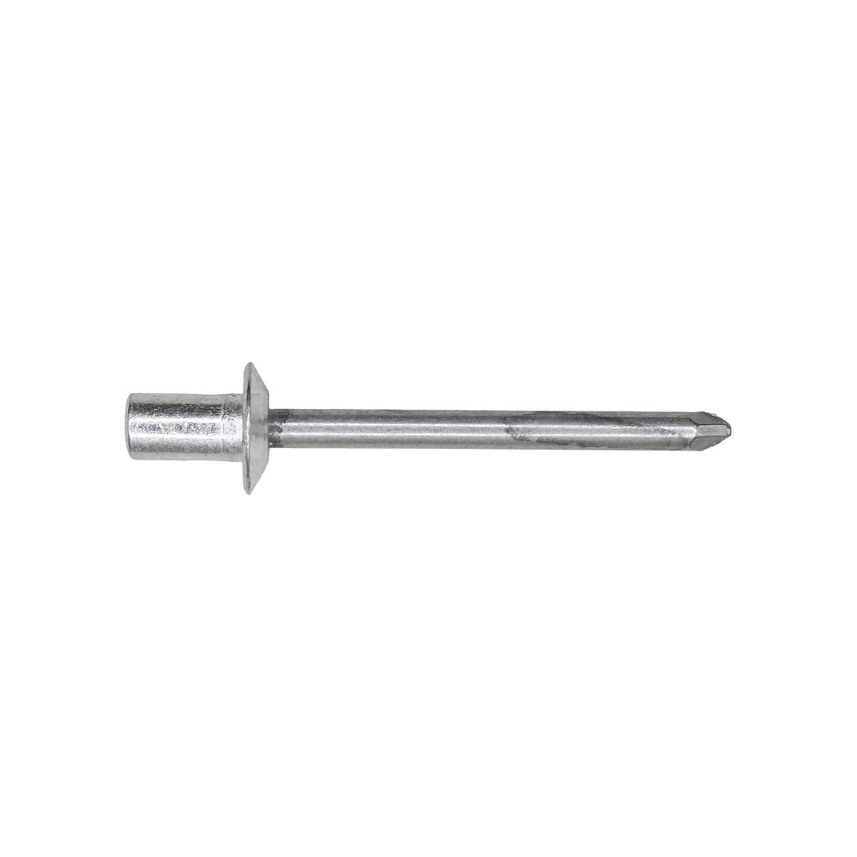 3/16"x11/32" Dome Head Closed End Rivet Aluminum, 1/16"-1/8" Grip, Aluminum Body, Aluminum Mandrel