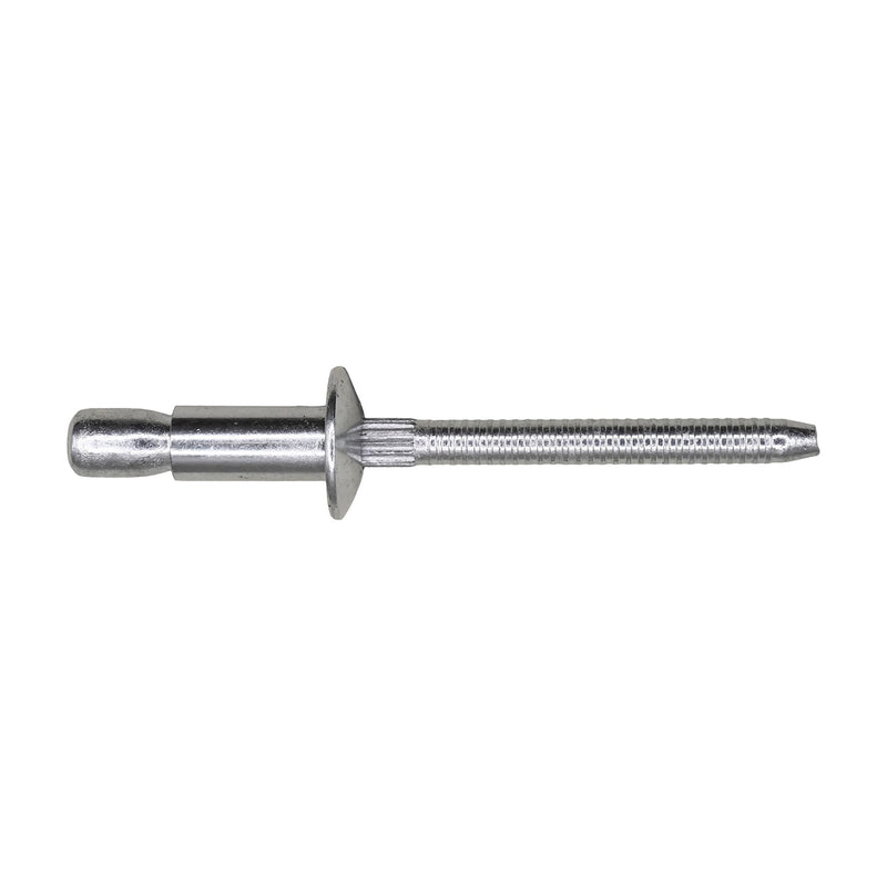 3/16"x13/32" Ultra Rivet Steel, 1/16"-17/64" Grip, Steel Body, Steel Mandrel