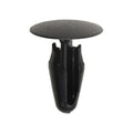 5mmx15mm Black Nylon Single Head Bumper Fascia Christmas Tree Retainer, 13mm Head