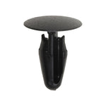 5mmx15mm Black Nylon Single Head Bumper Fascia Christmas Tree Retainer, 13mm Head