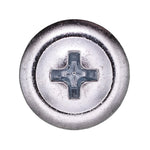 #8x3/4" Phillips Truss Head Round Washer Teks Tapping Screw, Type 2 Self-Drilling Tek, 7/16" Washer, Zinc