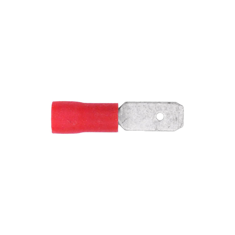 Red Male Disconnect Quick Connector Vinyl Insulated Term 22-18 Gauge