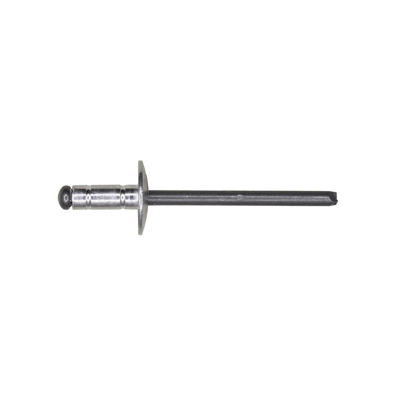 5/32" Rivet Aluminum/Steel, 3/64"-1/4" Grip, Aluminum Body, Steel Mandrel