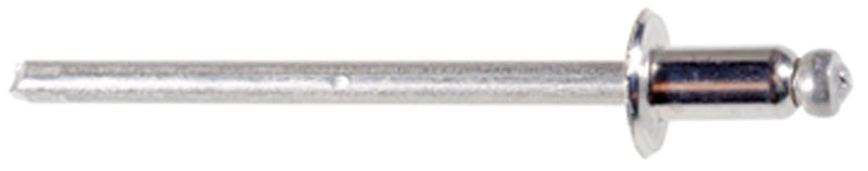 1/8" Specialty Rivet Stainless Steel, 1/32"-1/8" Grip, Stainless Steel Body, Stainless Steel Mandrel
