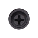 #10x3/4" Phillips Truss Head Flat Washer Tapping Screw E Coat, Type A/AB, 15/32" Washer, Black E-Coat