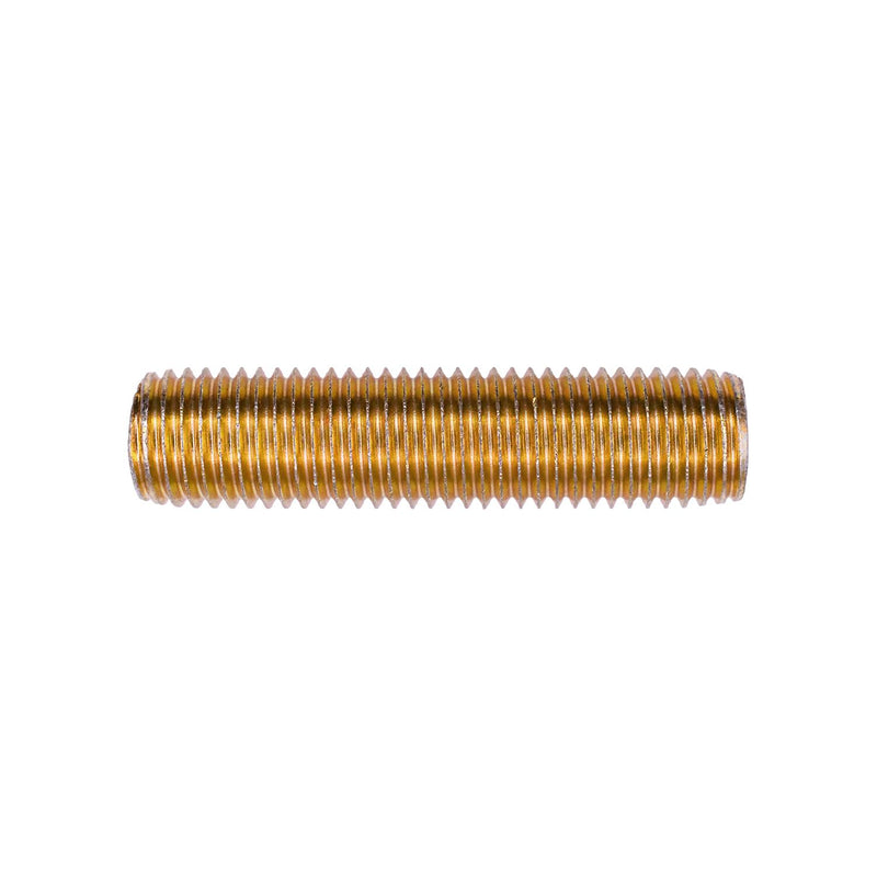 M10-1.25x42mm Metric Stud, Yellow Zinc Dichromate