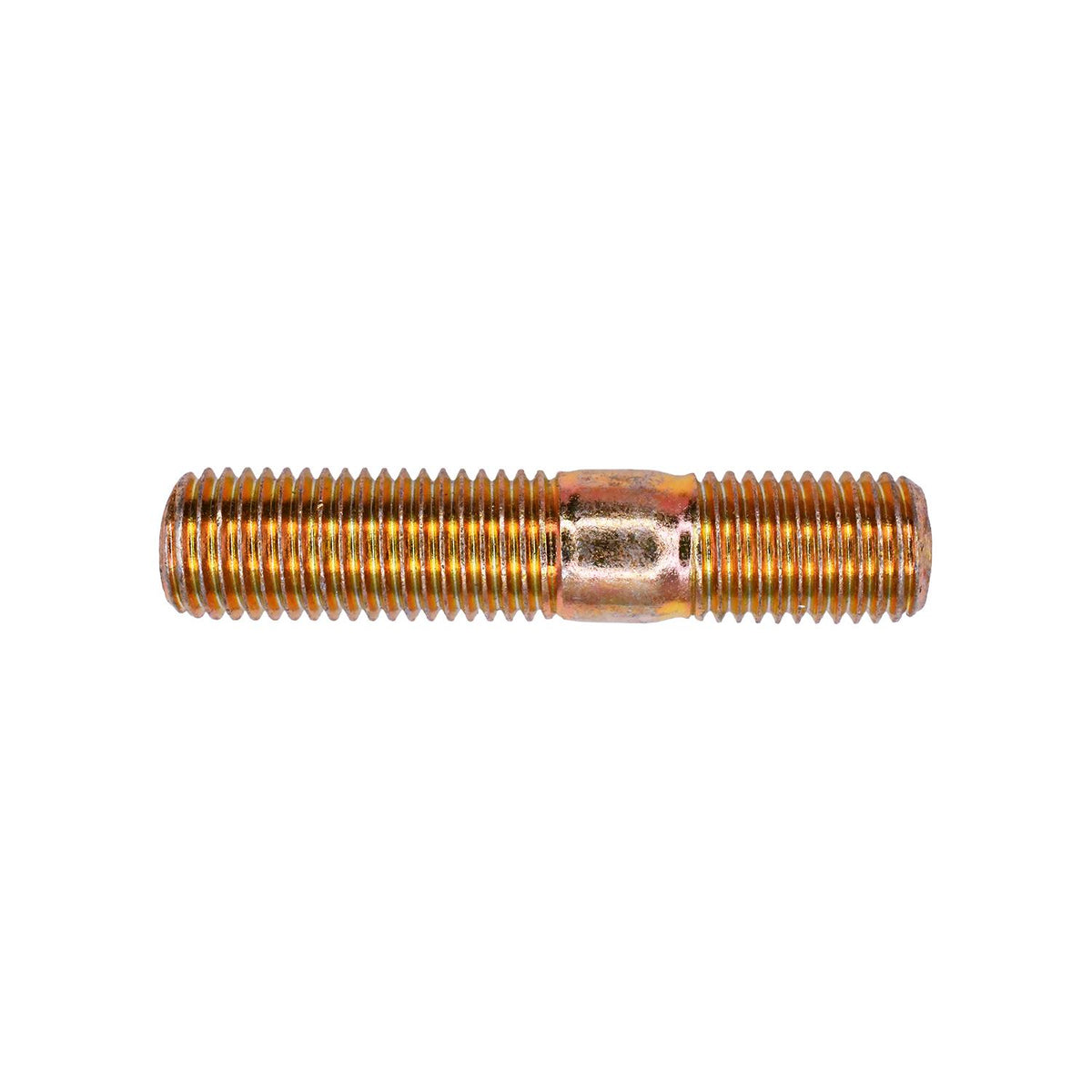 M10-1.25 Metric Stud, Yellow Zinc Dichromate
