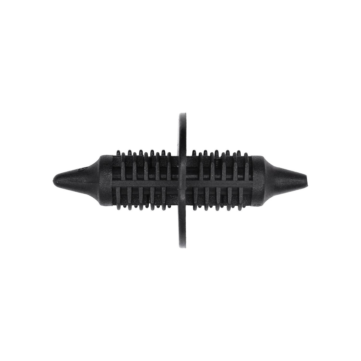9/32"x11/32"x11/16" Black Nylon General Motors Radiator Grille Retainer, 3/4" Head