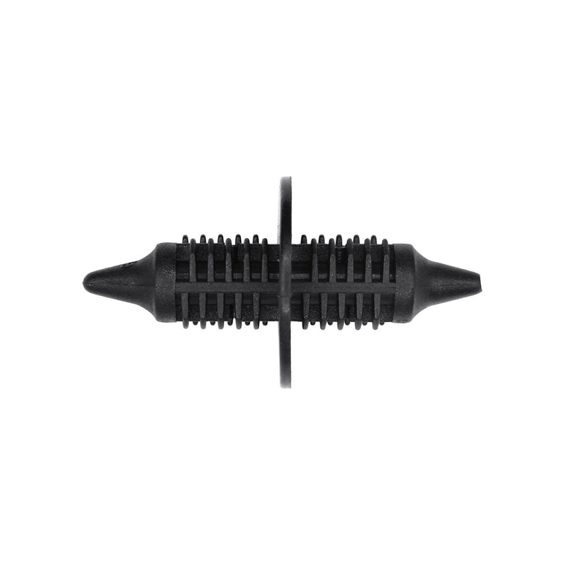 9/32"x11/32"x11/16" Black Nylon General Motors Radiator Grille Retainer, 3/4" Head