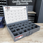 Metric 12.9 Alloy Allen Button Head Socket Cap Screws Bolts Black Oxide Assortment - 905 PCS