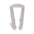 5/16" White Nylon Fuel Line Retainer Clip For Fuel Line, Natural