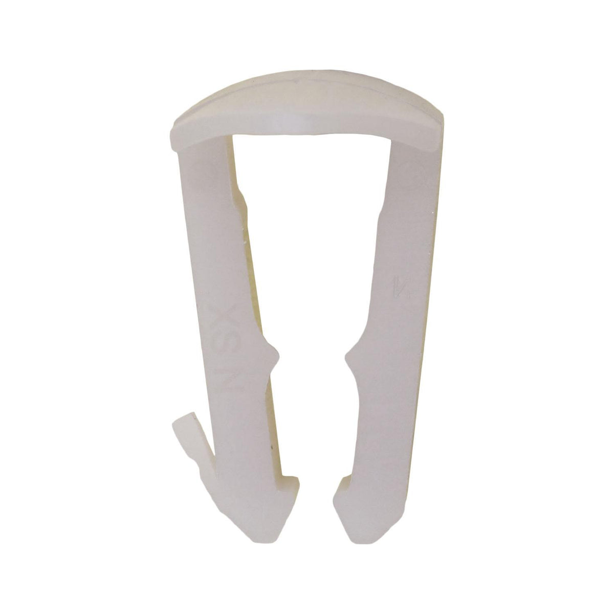 5/16" White Nylon Fuel Line Retainer Clip For Fuel Line, Natural
