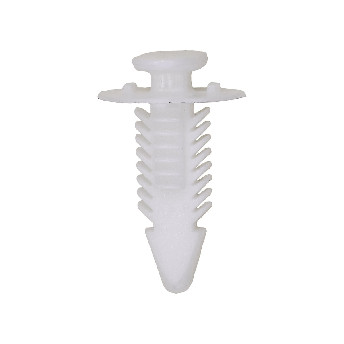5/16"x7/8" White Nylon Double Head Trim Panel Christmas Tree Retainer, 1/2" Head