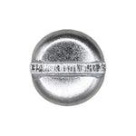 #10x5/8" Slotted Pan Head Tapping Screw, Type A/AB, Zinc Chromate