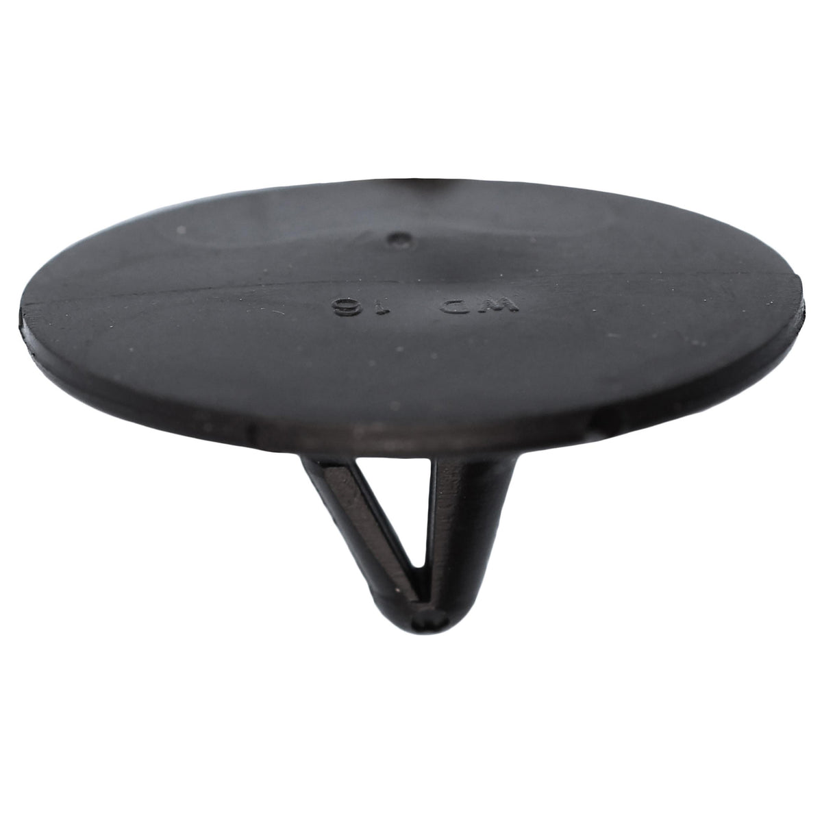5/16"x1/2" Black Nylon Single Head Hood Insulation Christmas Tree Retainer, 1-3/16" Head