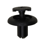 7mmx12mm Black Screw-Type Retainer with Open End, 20mm Head, Phillips