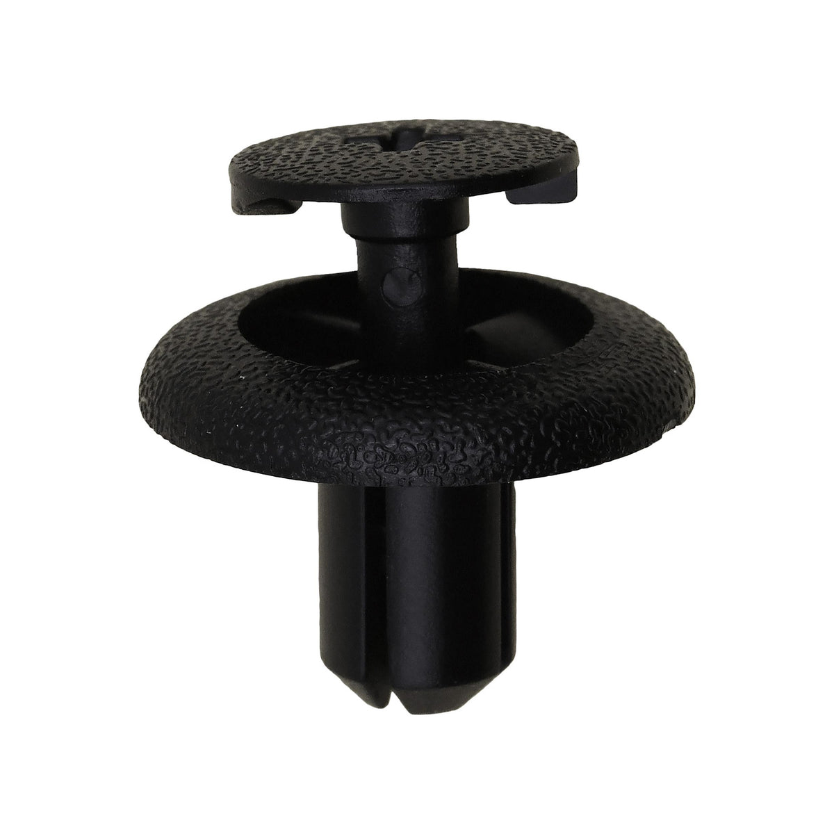 7mmx12mm Black Screw-Type Retainer with Open End, 20mm Head, Phillips