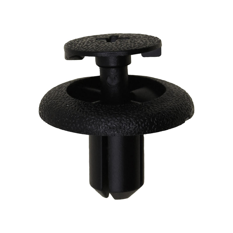 7mmx12mm Black Screw-Type Retainer with Open End, 20mm Head, Phillips