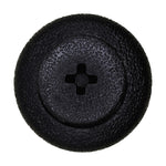 7mmx12mm Black Screw-Type Retainer with Open End, 20mm Head, Phillips