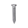 #8x7/8" Phillips Oval Head Tapping Screw, Type A/AB, Zinc, #6