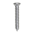 #8x1" Phillips Oval Head Tapping Screw, Type A/AB, Zinc, #6