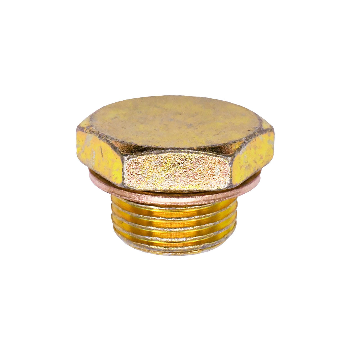 3/4"-16x1/2" Oil Drain Plug with Gasket Threads, Zinc