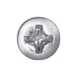#8x1-1/4" Phillips Oval Head Tapping Screw, Type A/AB, Zinc, #6