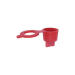 Red Polyethylene Protective Cap Grease Fitting