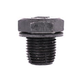 1/2"-20 Triple Oversize Drain Plug And Gasket, Black Zinc