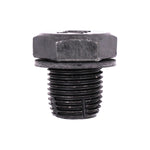 1/2"-20 Triple Oversize Drain Plug And Gasket, Black Zinc
