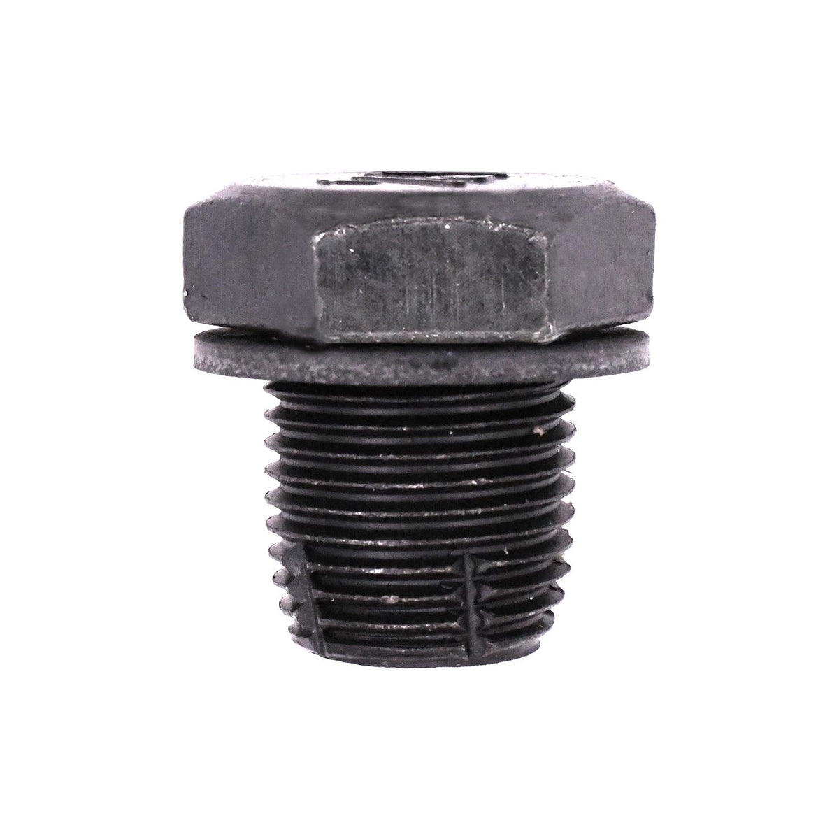 1/2"-20 Triple Oversize Drain Plug And Gasket, Black Zinc