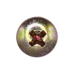 M4.8-1.59x16mm Phillips Modified Truss Head License Plate Screw, Yellow Zinc Dichromate