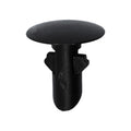 4mmx10mm Black Nylon Trim Panel Retainer, 10mm Head