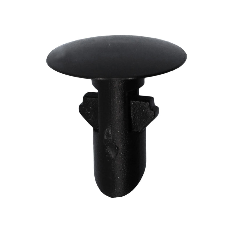 4mmx10mm Black Nylon Trim Panel Retainer, 10mm Head