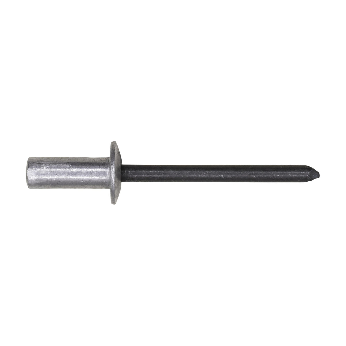 3/16" Rivet, 1/8"-1/4" Grip, Aluminum Body, Steel Mandrel
