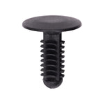 5/16"x13/16" Black Nylon Single Head Trim Panel Christmas Tree Retainer, 3/4" Head