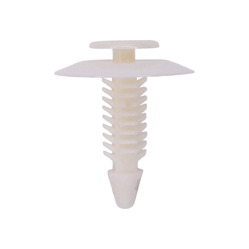 5/16"x15/16" White Nylon Double Head Trim Panel Christmas Tree Retainer, 15/16" Head