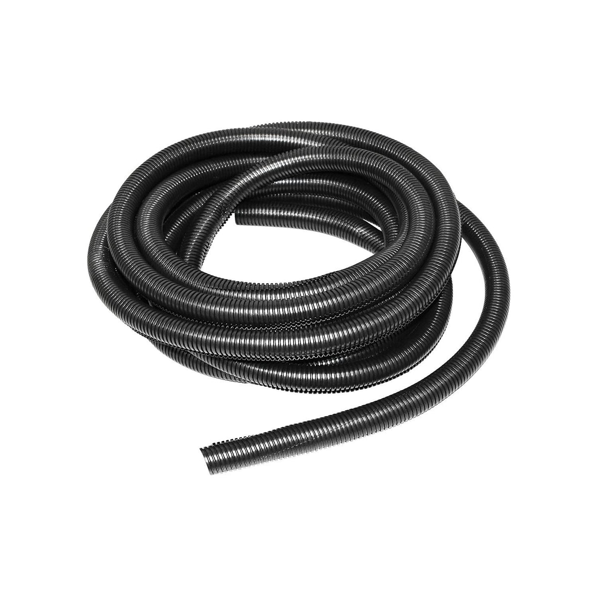 25 Feet Black Nylon 6 Split flexible tubing Loom, 1" ID, 1-1/8" OD