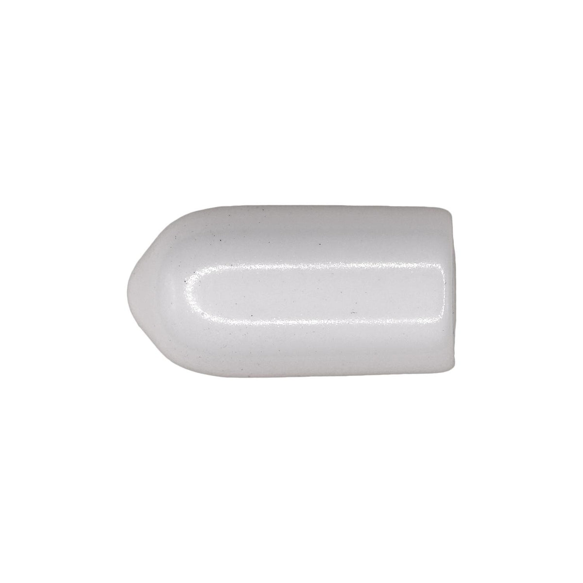 5/16" White Vinyl Vacuum Cap For Tube, 1/4" ID