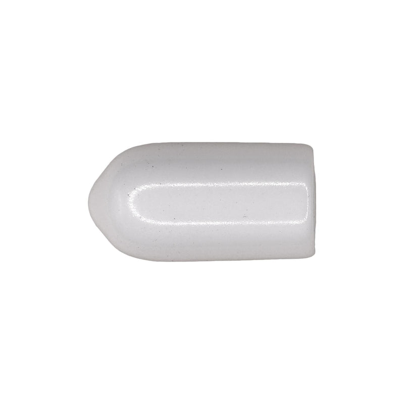 5/16" White Vinyl Vacuum Cap For Tube, 1/4" ID