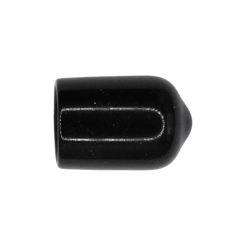 3/8" Black Vinyl Vacuum Cap For Tube, 5/16" ID