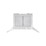 White Nylon Windshield Clip