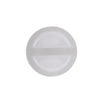 M6-1.0x25mm Slotted Pan Head License Plate Screw And Nut, Nylon