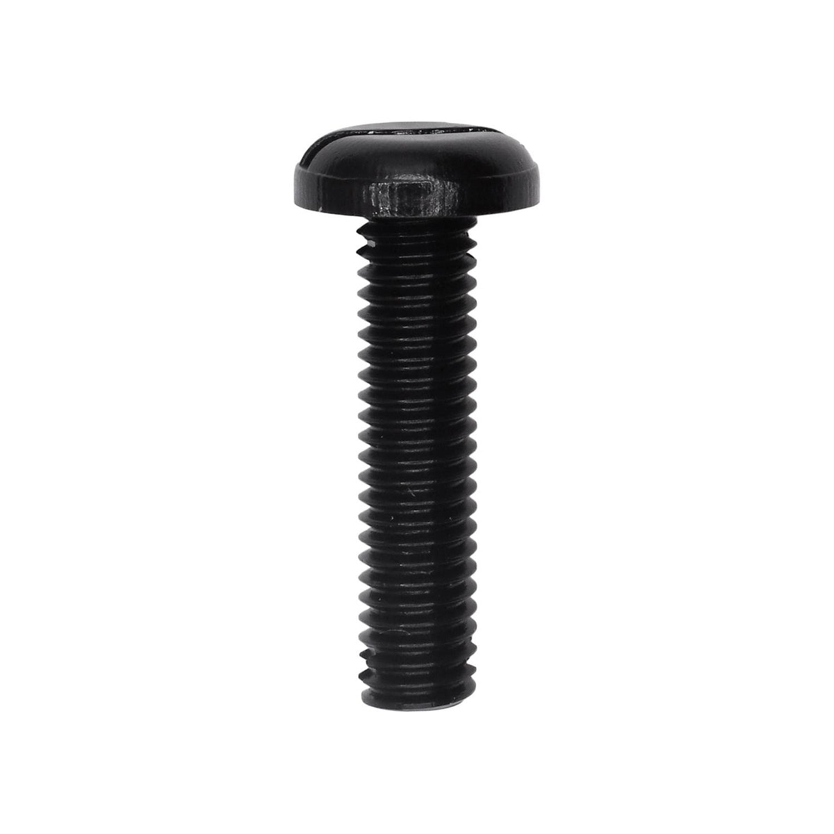 M6-1.0x25mm Slotted Pan Head License Plate Screw, Nylon
