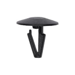 11/64"x3/8" Black Nylon Single Head Headlight Grille Retaining Clip, 7/16" Head